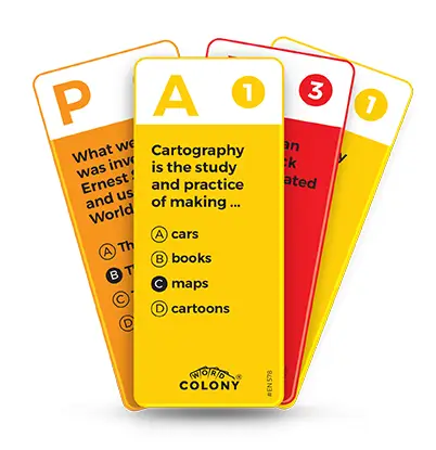 Game components Word Colony Original board game for family and kids created by Dorian Sarmasan a romanian games designer and creative director of Karpathic Brands