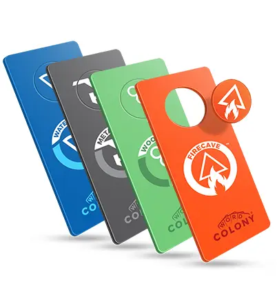 Game components Word Colony Original board game for family and kids created by Dorian Sarmasan a romanian games designer and creative director of Karpathic Brands